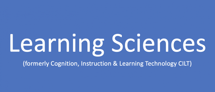 Learning Science blue banner